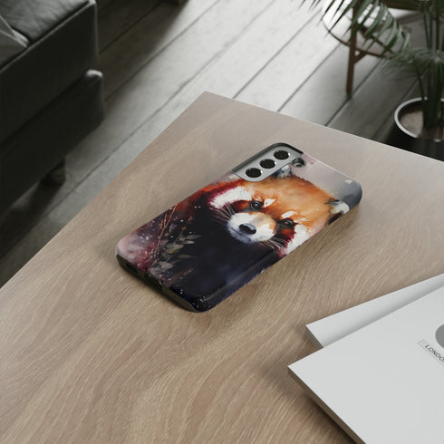Red Panda in Watercolor - Impact Resistant Phone Case